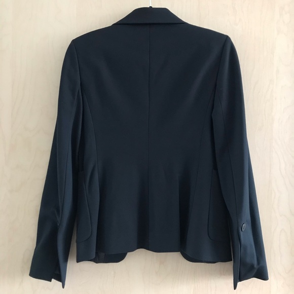 NWOT Diane Von Furstenberg Flynn Blazer Black cady - Picture 5 of 9